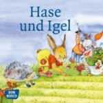 Carte Hase und Igel, Mini-Bilderbuch Brüder Grimm