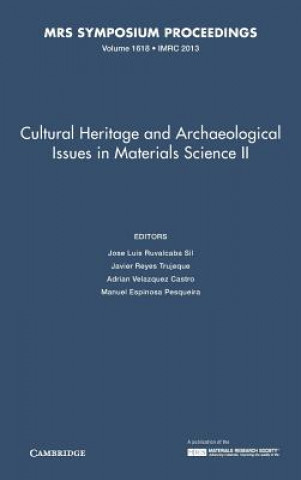 Kniha Cultural Heritage and Archaeological Issues in Materials Science II: Volume 1618 Jose Luis Ruvalcaba Sil