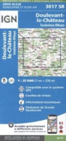 Materiale tipărite IGN Karte, Serie Bleue Doulevant Château 