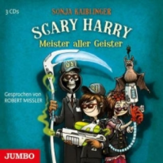 Audio Scary Harry - Meister aller Geister, 3 Audio-CDs Sonja Kaiblinger