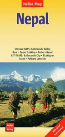 Materiale tipărite Nepal Kathmandu Valley+City-Rara-Patan Valley 