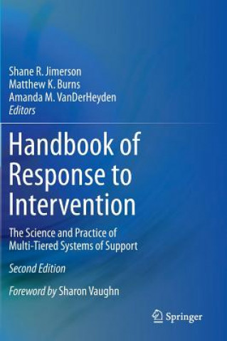 Kniha Handbook of Response to Intervention Matthew K. Burns