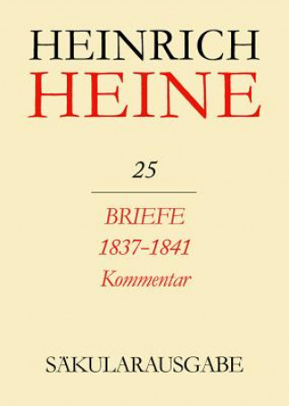 Buch Briefe an Heine 1837-1841. Kommentar Christa Stöcker