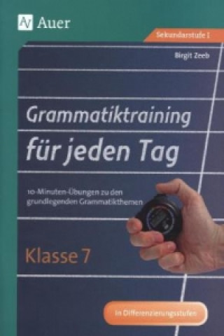Carte Grammatiktraining für jeden Tag, Klasse 7 Birgit Zeeb