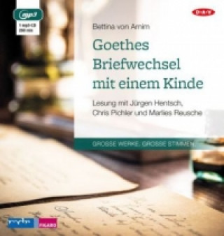 Audio Goethes Briefwechsel mit einem Kinde, 1 Audio-CD, 1 MP3 Bettina von Arnim