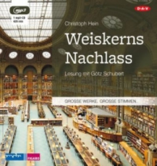 Audio Weiskerns Nachlass, 1 Audio-CD, 1 MP3 Christoph Hein