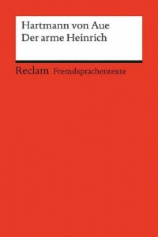 Knjiga Der arme Heinrich Hartmann von Aue