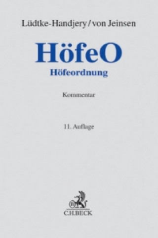 Könyv HöfeO, Höfeordnung, Kommentar Rudolf Lange