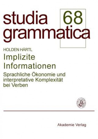 Knjiga Implizite Informationen Holden Hartl