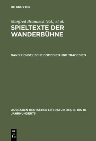Könyv Engelische Comedien und Tragedien Manfred Brauneck