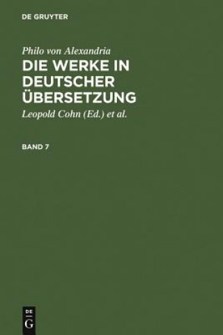 Книга Werke in deutscher UEbersetzung. Band 7 Philo Von Alexandria