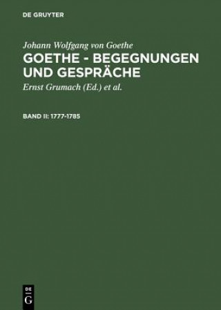 Книга 1777-1785 Johann Wolfgang von Goethe