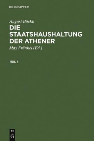 Βιβλίο Die Staatshaushaltung der Athener August Bockh