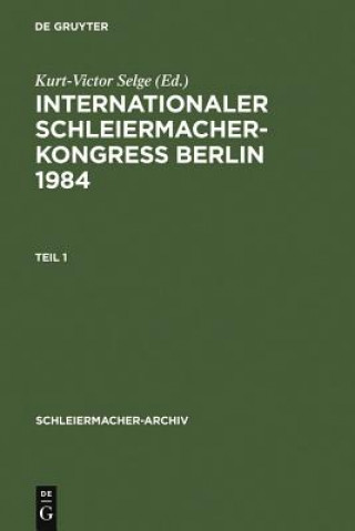 Carte Internationaler Schleiermacher-Kongress Berlin 1984 Kurt-Victor Selge