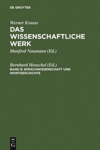 Knjiga Sprachwissenschaft und Wortgeschichte Bernhard Henschel