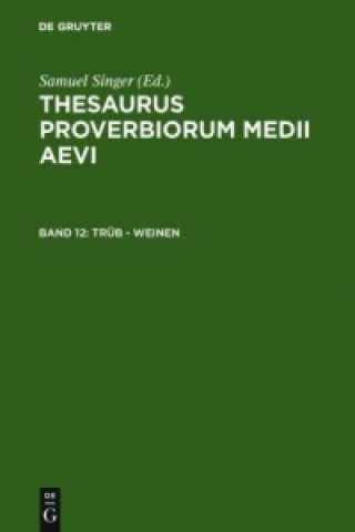 Kniha Trub - Weinen Kuratorium Singer Der Sagw