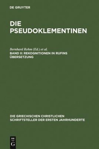 Buch Rekognitionen in Rufins UEbersetzung Bernhard Rehm