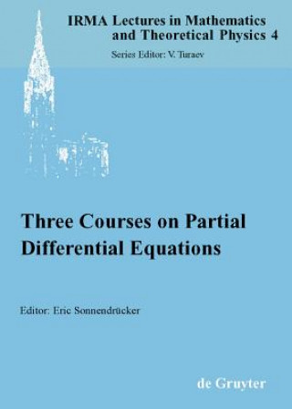 Książka Three Courses on Partial Differential Equations Eric Sonnendrücker