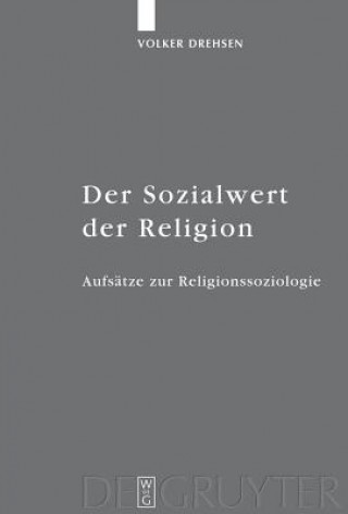 Książka Sozialwert der Religion Volker Drehsen