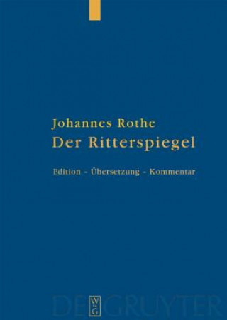 Kniha Der Ritterspiegel Johannes Rothe