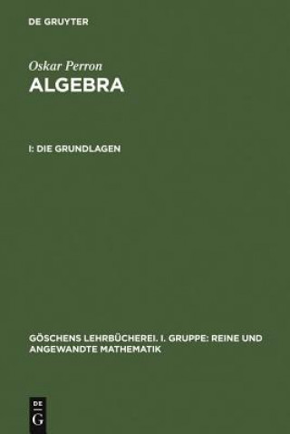 Knjiga Grundlagen Oskar Perron