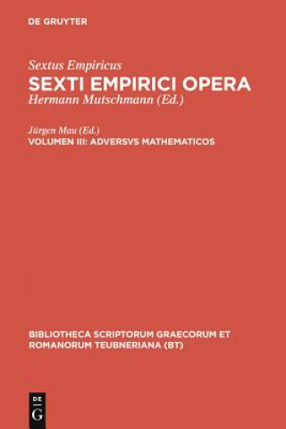 Книга Adversus mathematicos Sextus Empiricus