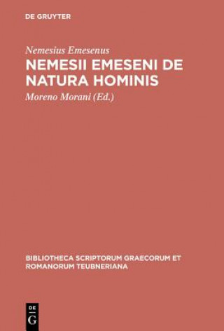 Buch Nemesii Emeseni de Natura Hominis Nemesius Emesenus