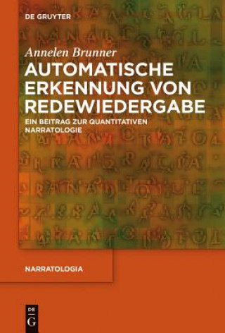 Kniha Automatische Erkennung Von Redewiedergabe Annelen Brunner