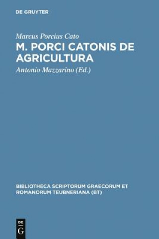 Kniha De Agri Cultura CB Cato/Mazzarino