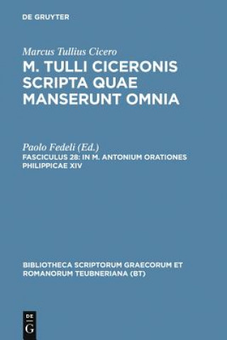 Carte Scripta Quae Manserunt Omnia, CB Marcus Tullius Cicero