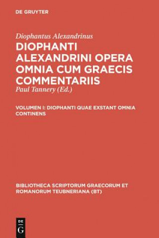 Buch Opera Omnia Cum Graecis Comme CB Diophantus Alexandri