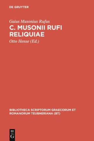 Livre Reliquiae CB Musonius Rufus/Hense