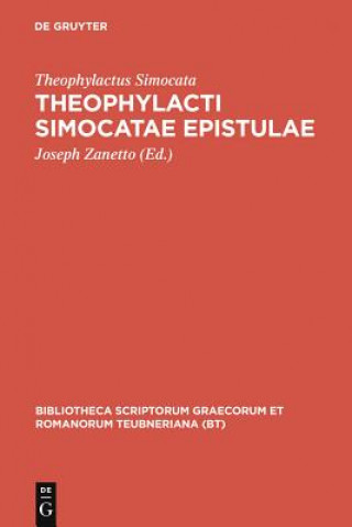 Könyv Epistulae CB Theophylactus Simoca