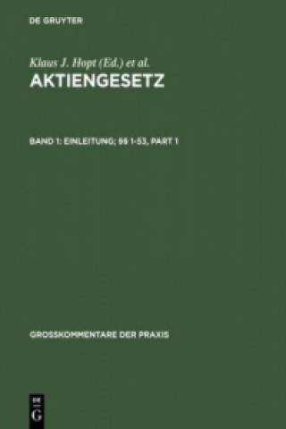 Book Einleitung; §§ 1-53 Heinz-Dieter Assmann