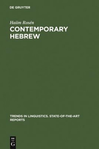 Książka Contemporary Hebrew Haiim Rosén