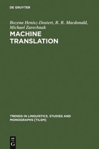 Könyv Machine Translation R. Ross MacDonald