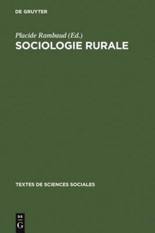 Książka Sociologie rurale Placide Rambaud