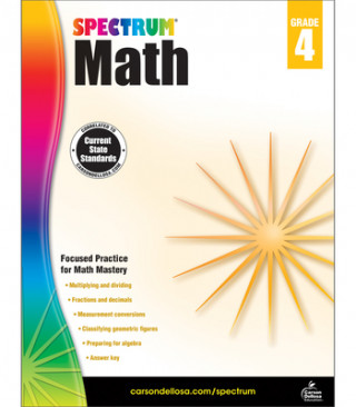 Könyv Spectrum Math Workbook, Grade 4 Spectrum