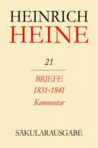 Könyv Briefe 1831-1841. Kommentar Fritz H. Eisner