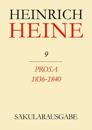 Book Prosa 1836-1840 Fritz Mende