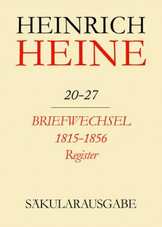 Boek Briefwechsel 1815-1856. Register Christa Stöcker