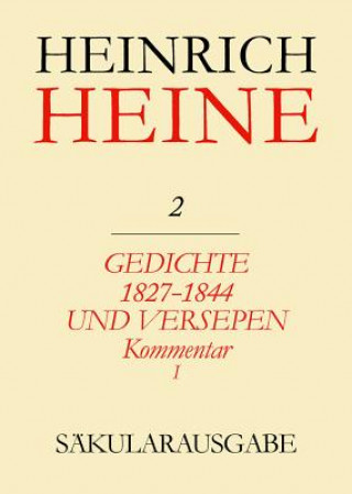 Kniha Saekularausgabe 1. Abteilung - Heines Werke in Deuts Cher Sprache Heine