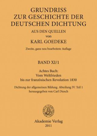 Buch Achtes Buch: Vom Weltfrieden Bis Zur Franzoesischen Revolution 1830 Carl Diesch