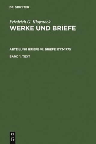 Libro Text Friedrich Gottlieb Klopstock