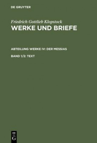 Könyv Text Friedrich Gottlieb Klopstock