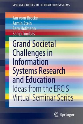 Kniha Grand Societal Challenges in Information Systems Research and Education Jan vom Brocke