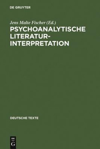 Książka Psychoanalytische Literaturinterpretation Jens Malte Fischer