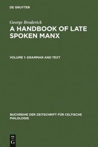 Book Grammar and Text George Broderick