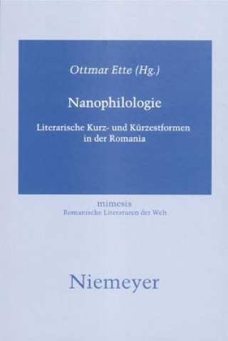 Book Nanophilologie Ottmar Ette