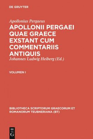 Kniha Quae Graece Exstant, Vol. I CB Apollonius Pergaeus